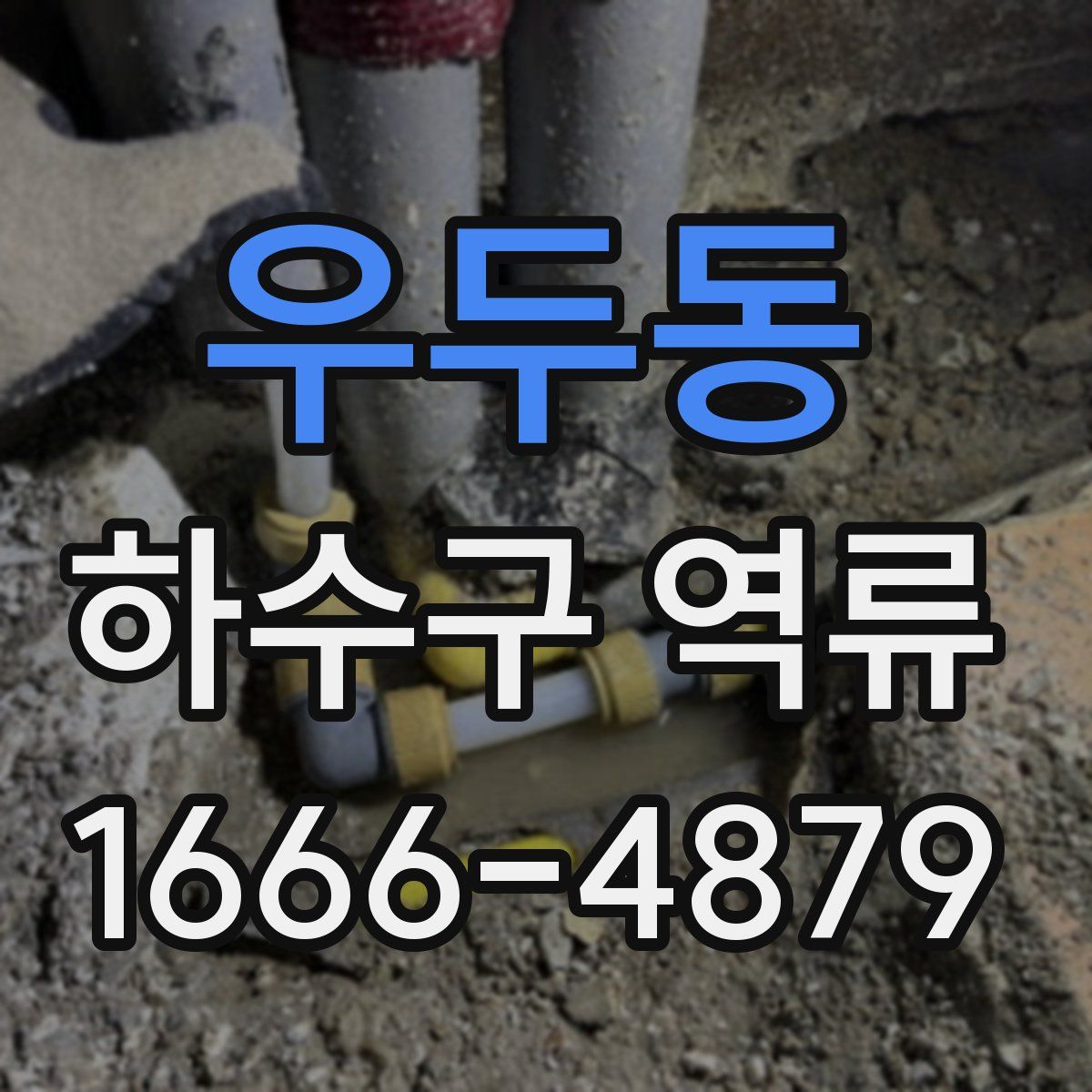 우두동 하수구 역류