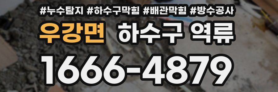 우강면 하수구 역류