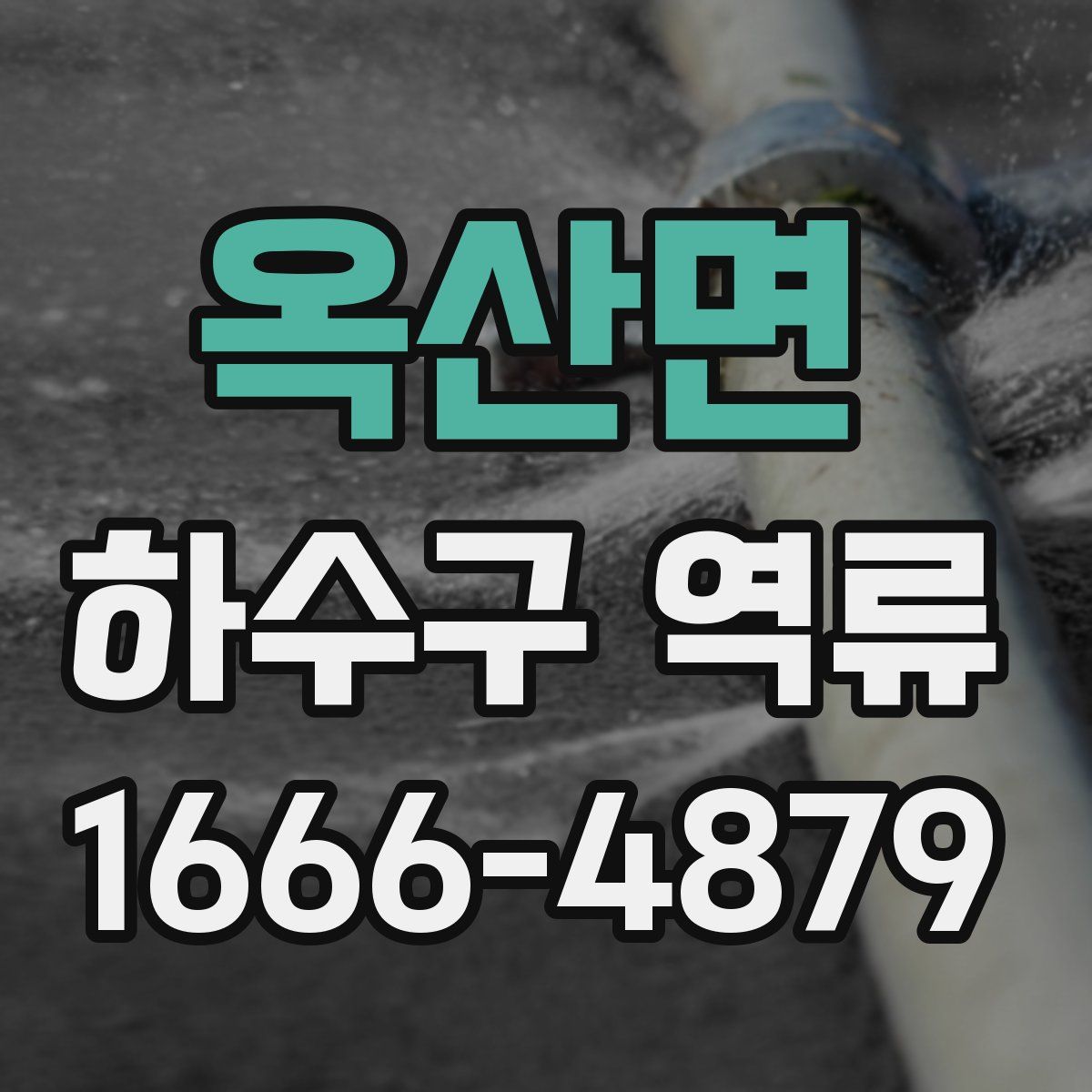옥산면 하수구 역류