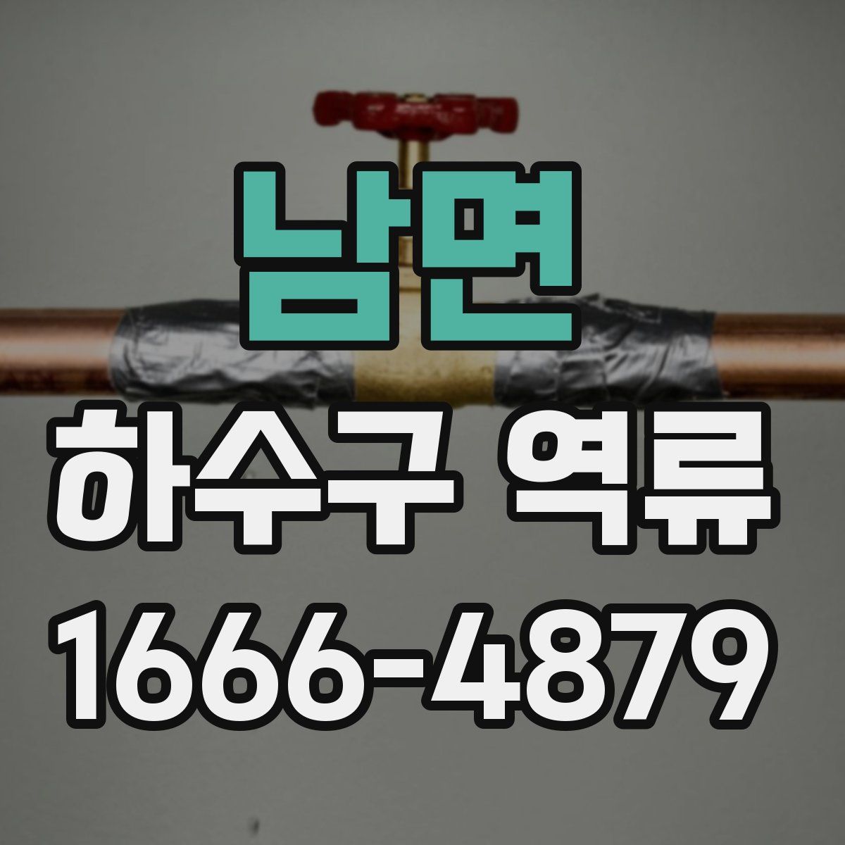 남면 하수구 역류