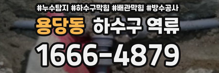 용당동 하수구 역류