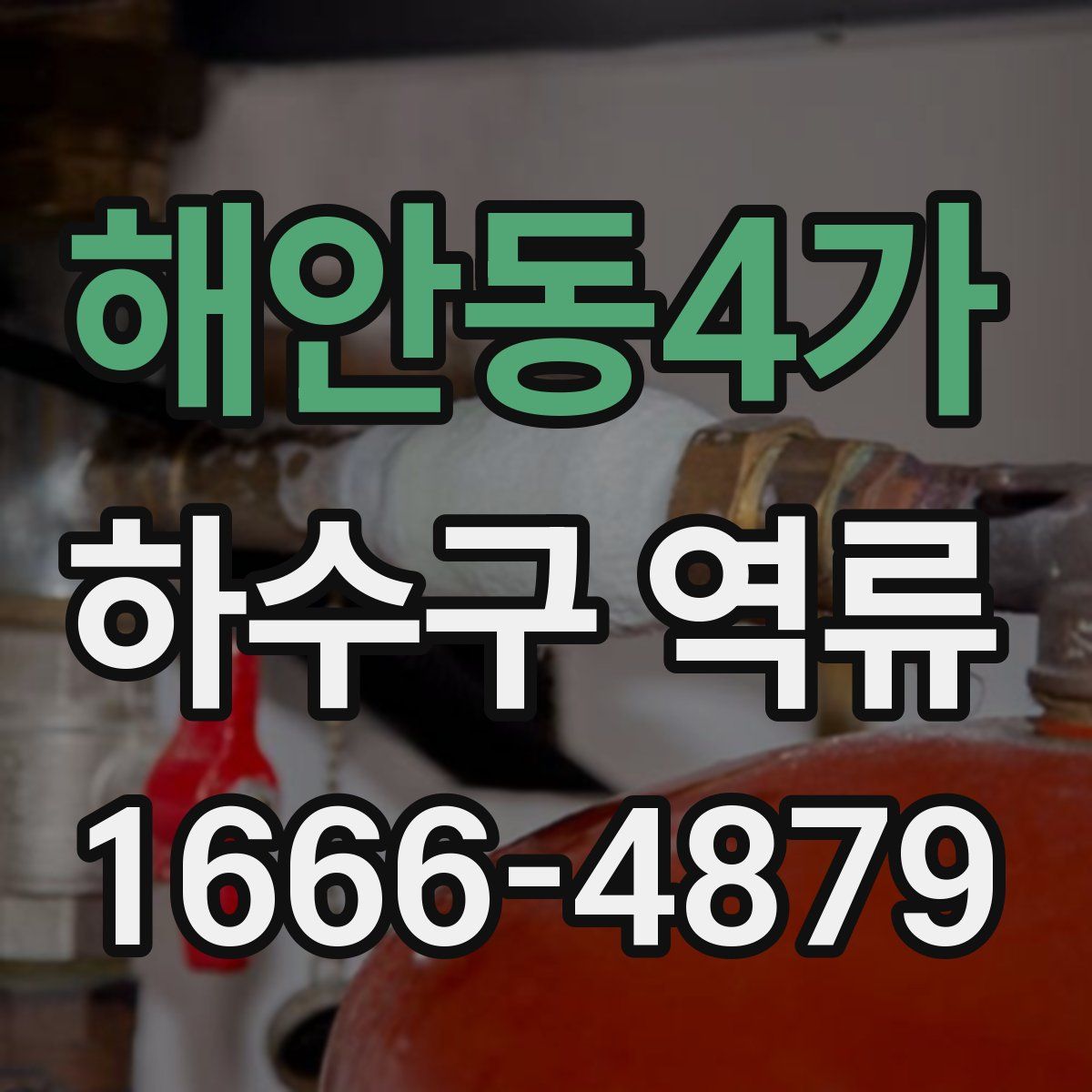 해안동4가 하수구 역류