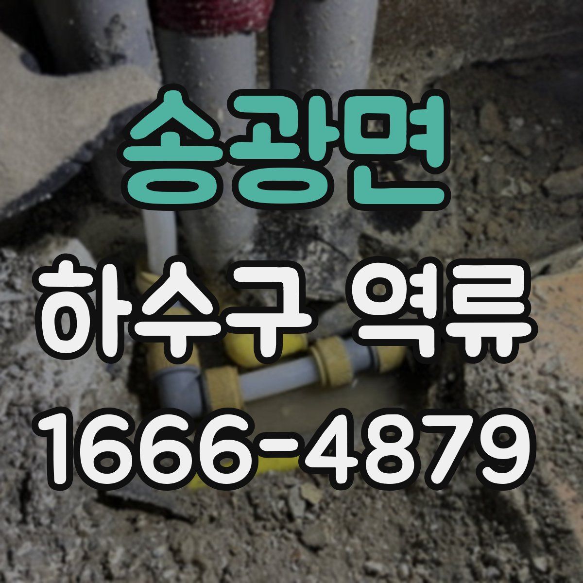 송광면 하수구 역류