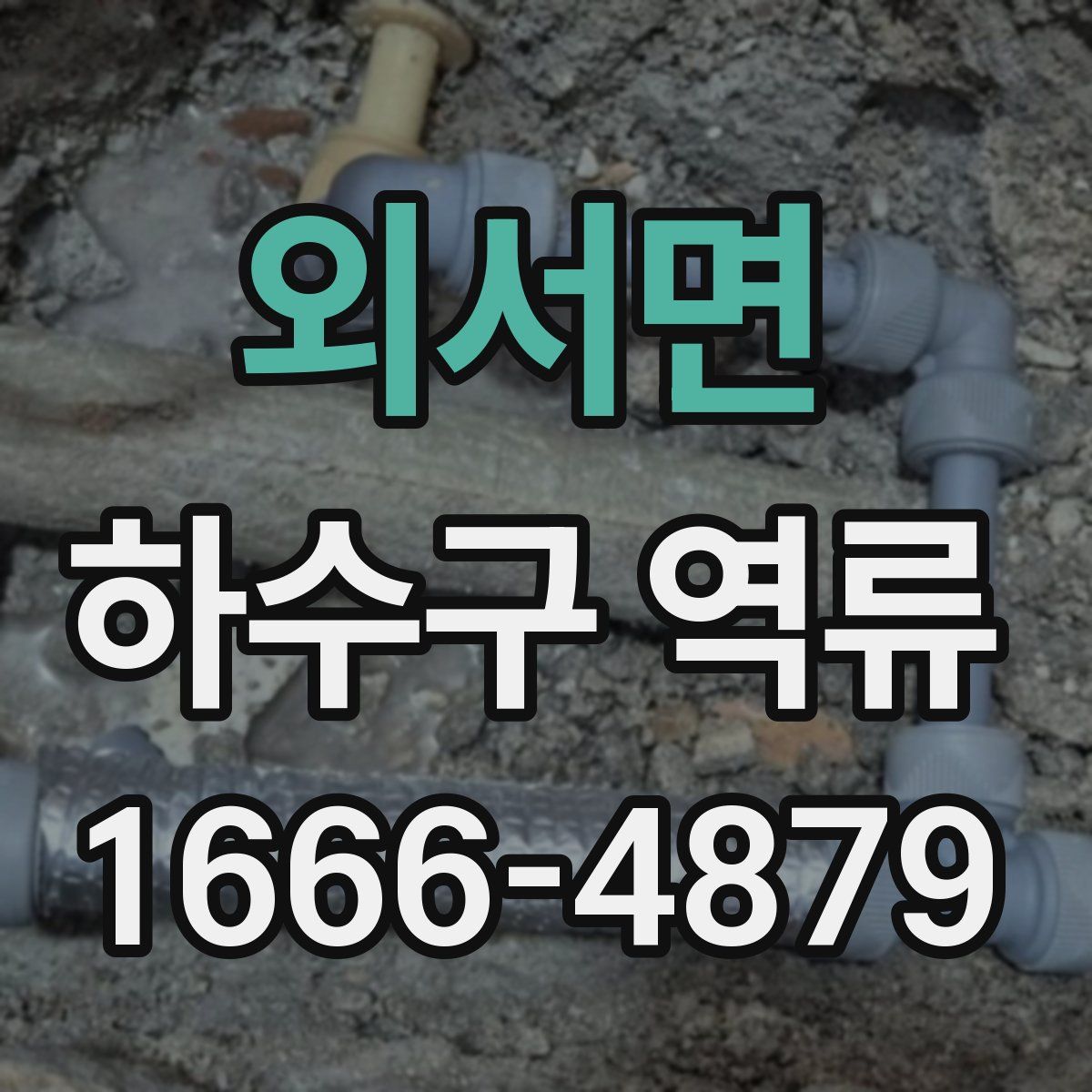 외서면 하수구 역류