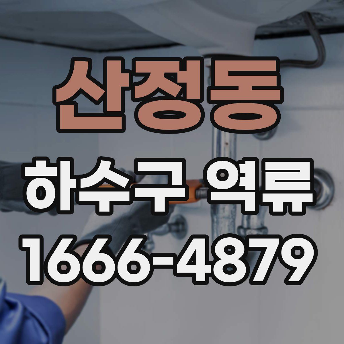 산정동 하수구 역류