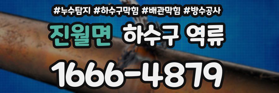 진월면 하수구 역류