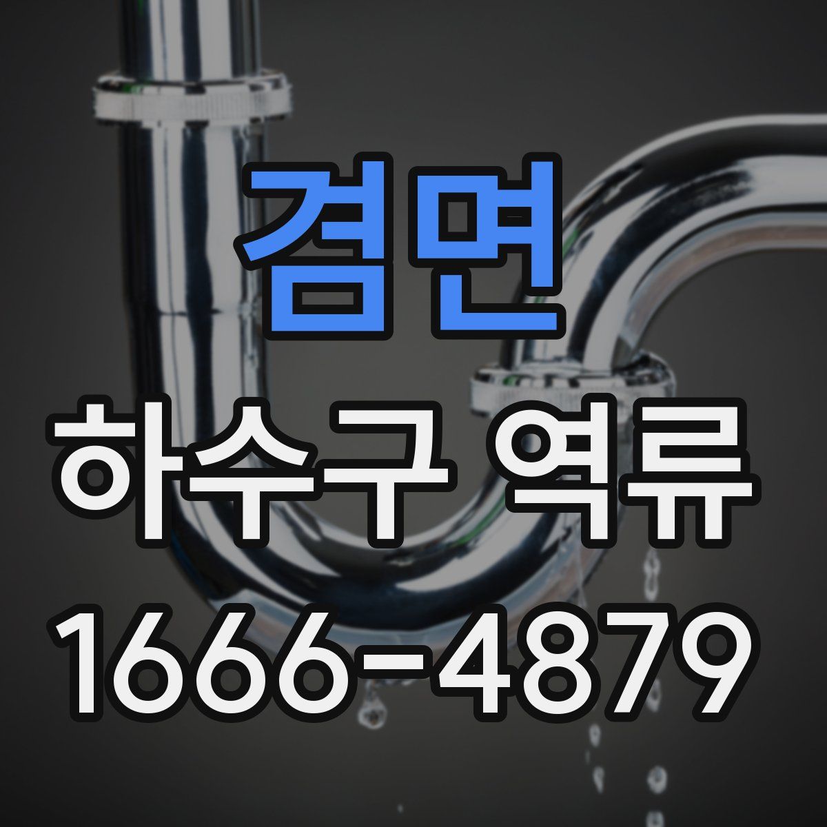 겸면 하수구 역류