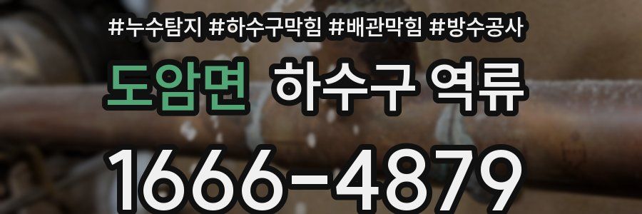 도암면 하수구 역류