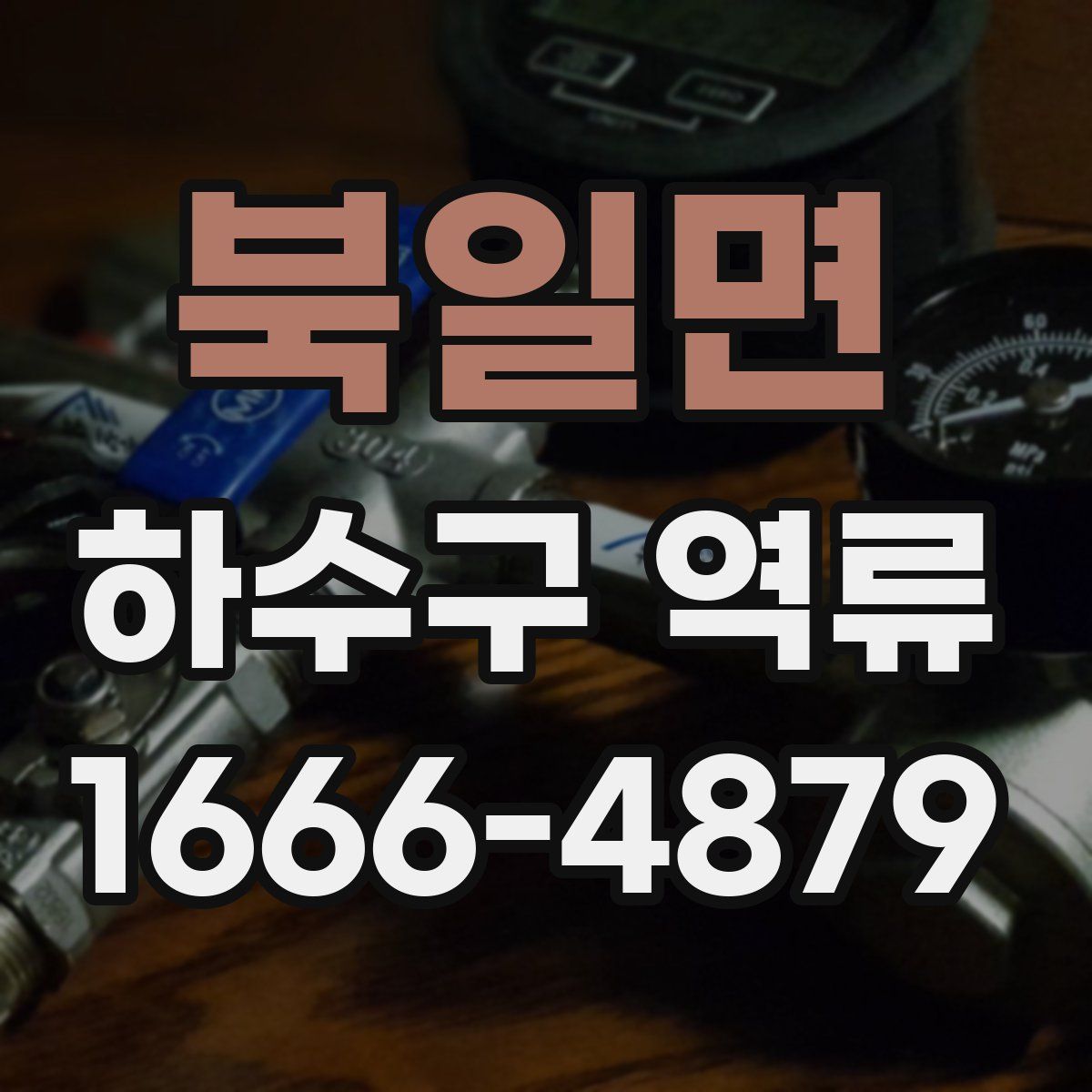북일면 하수구 역류