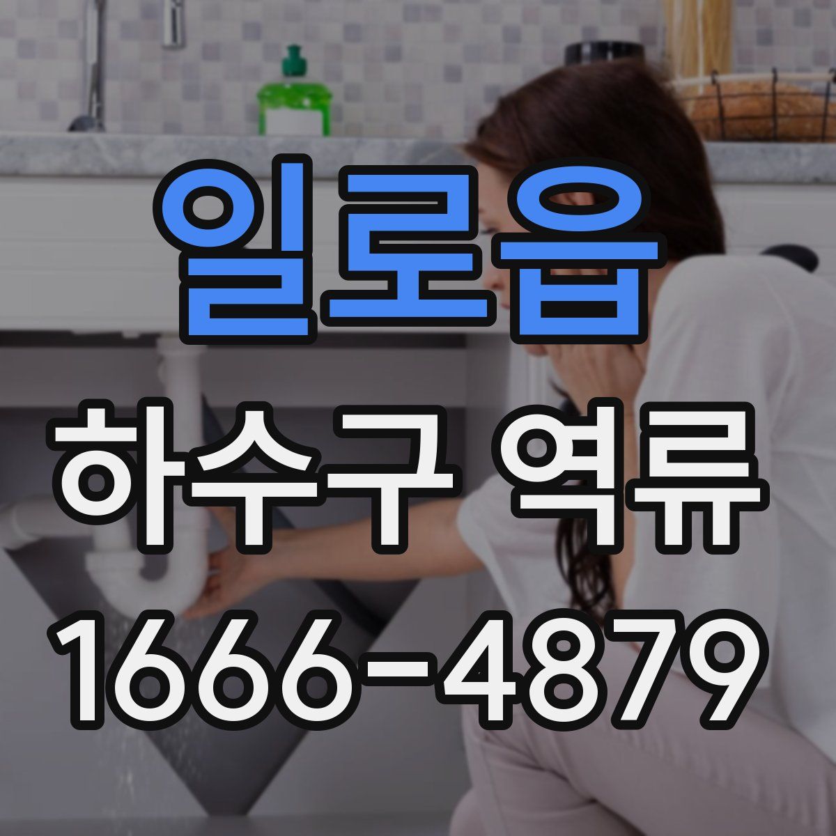 일로읍 하수구 역류