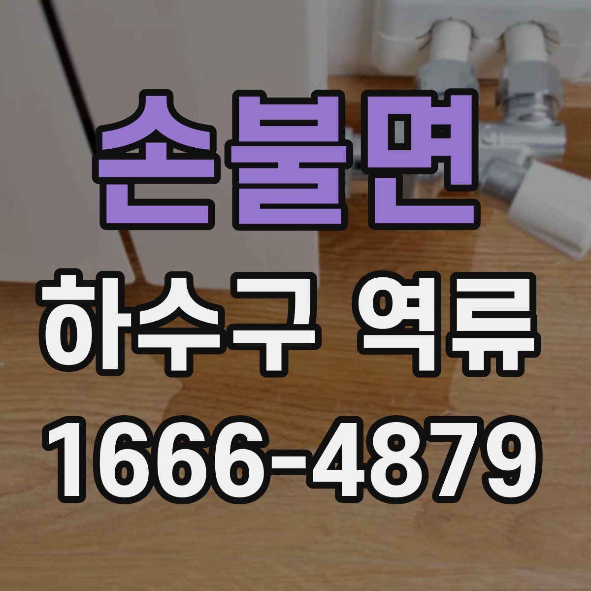 손불면 하수구 역류