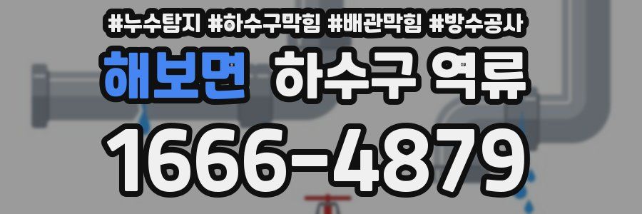 해보면 하수구 역류
