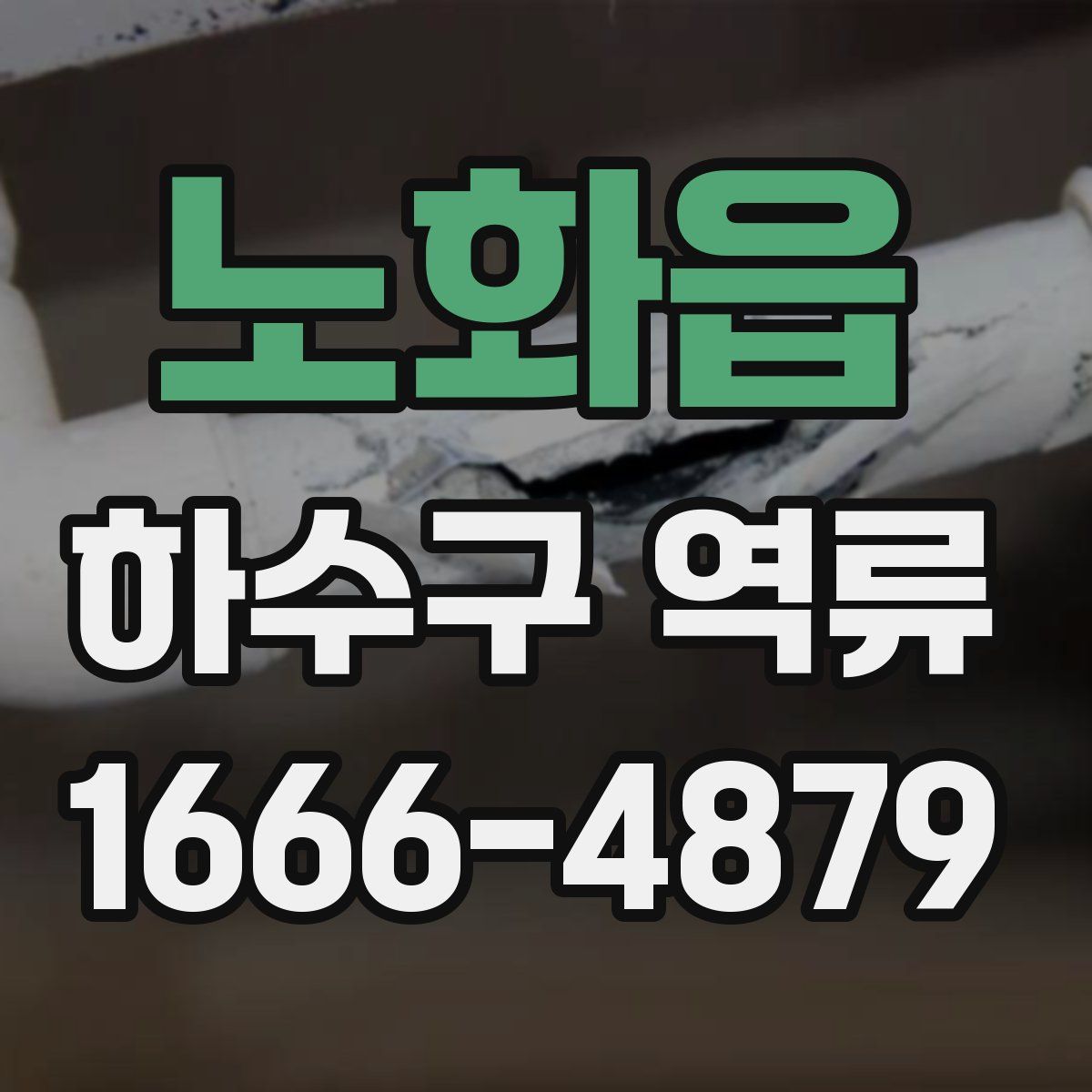 노화읍 하수구 역류