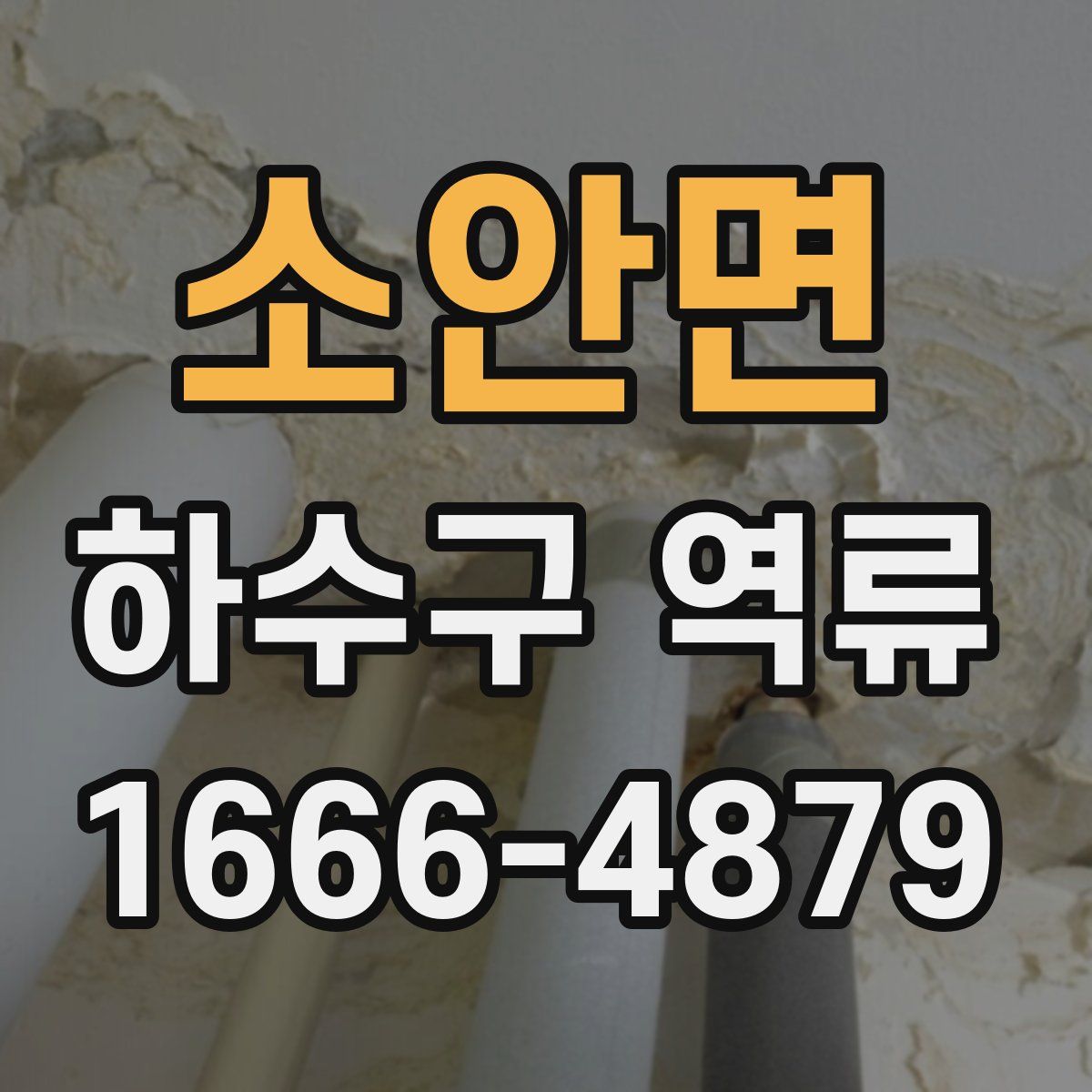 소안면 하수구 역류