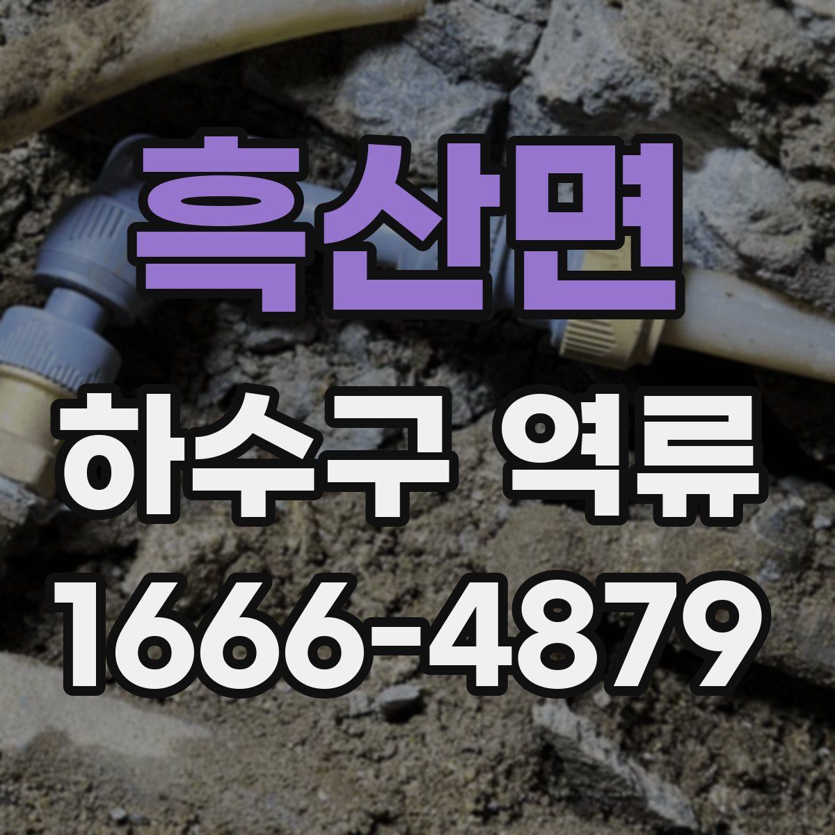 흑산면 하수구 역류
