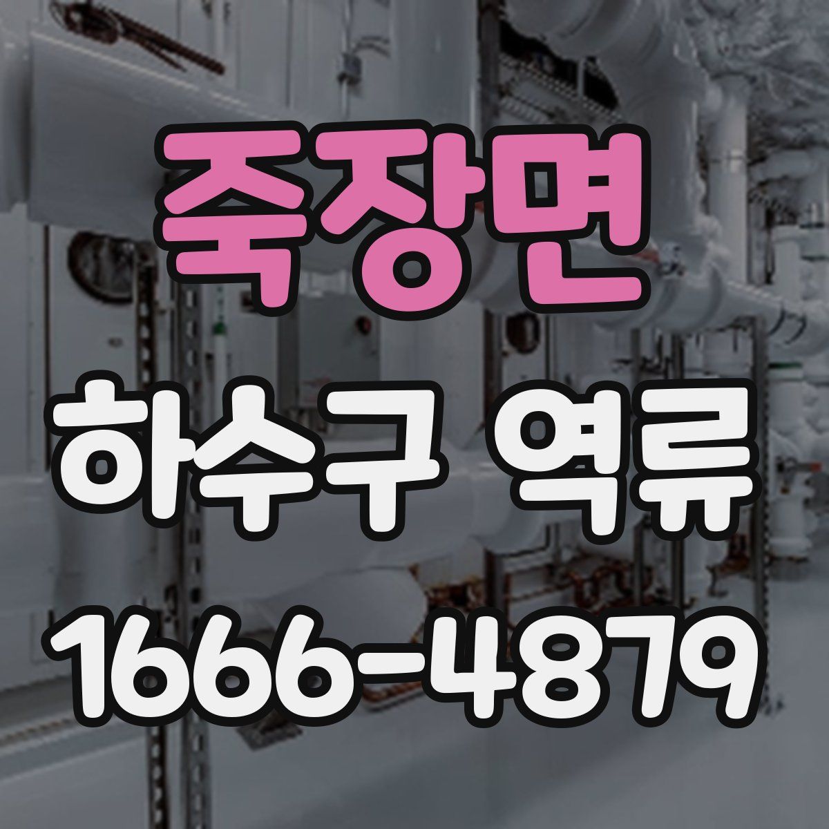 죽장면 하수구 역류