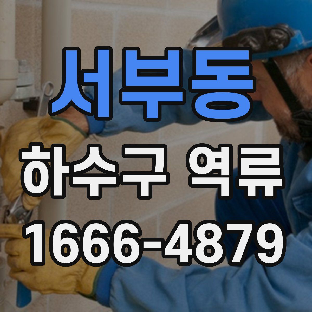 서부동 하수구 역류