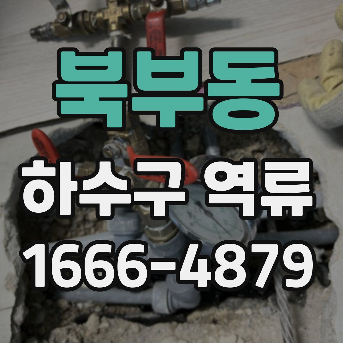 북부동 하수구 역류
