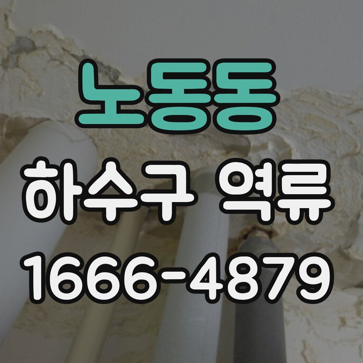 노동동 하수구 역류