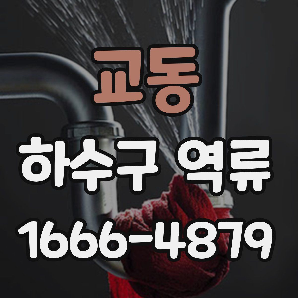 교동 하수구 역류