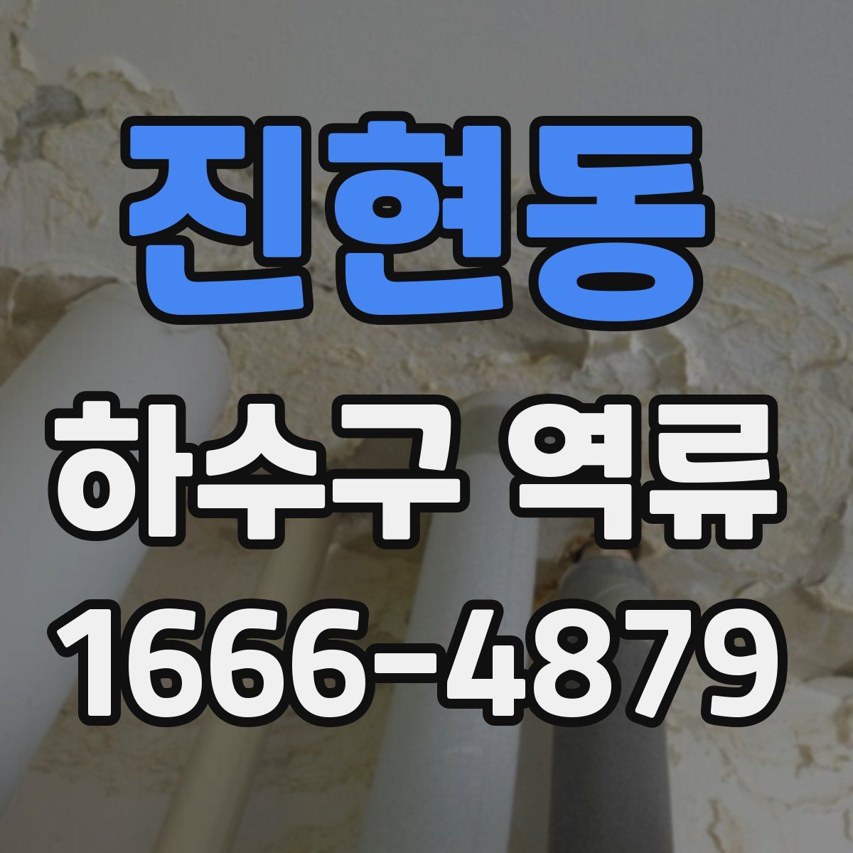 진현동 하수구 역류