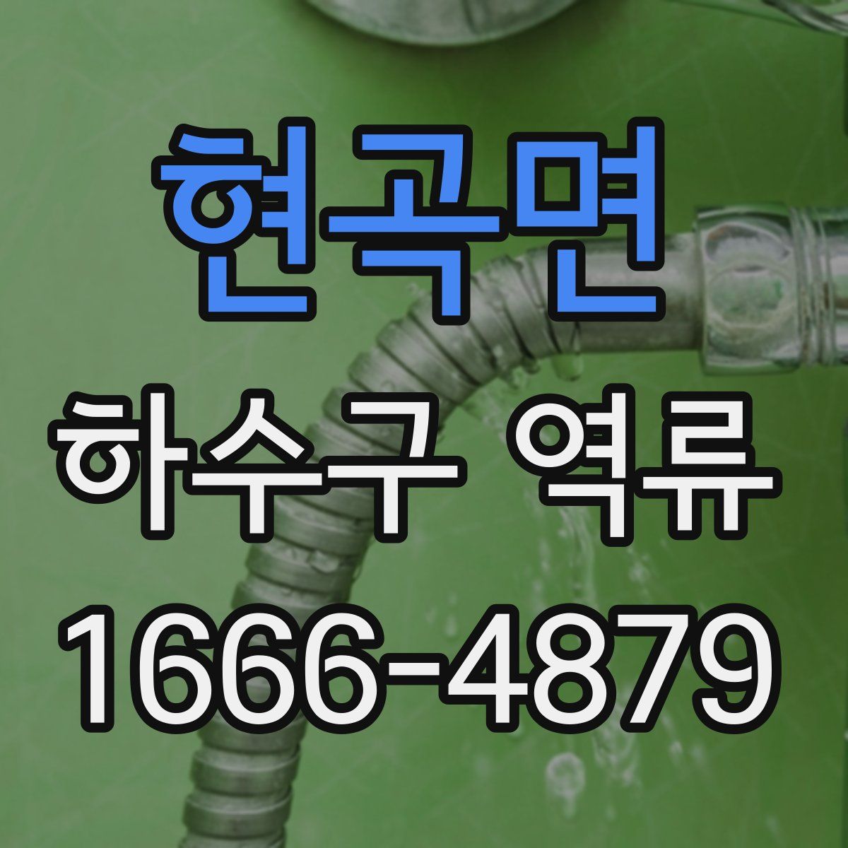 현곡면 하수구 역류