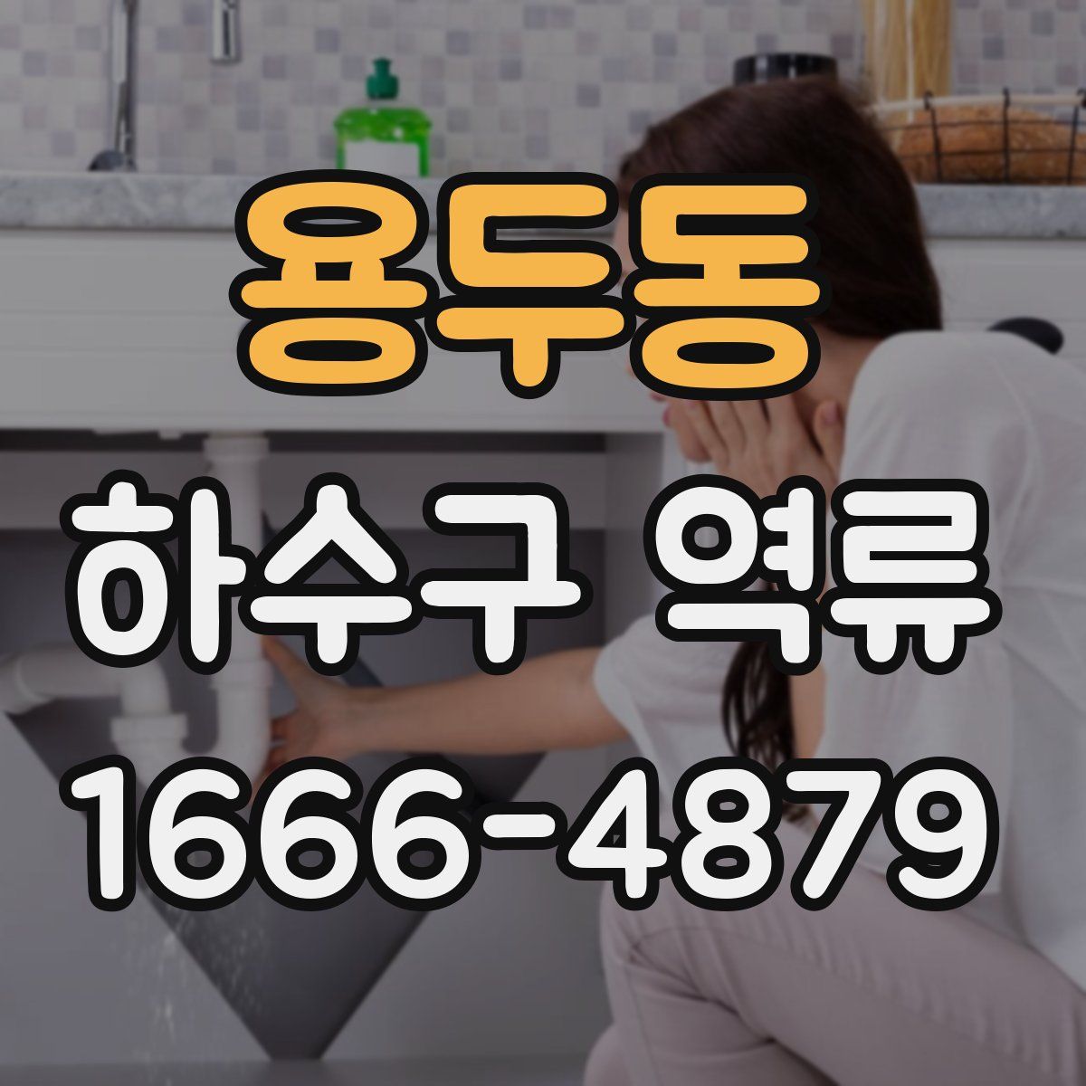 용두동 하수구 역류