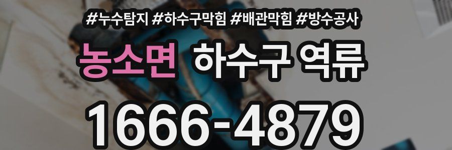 농소면 하수구 역류