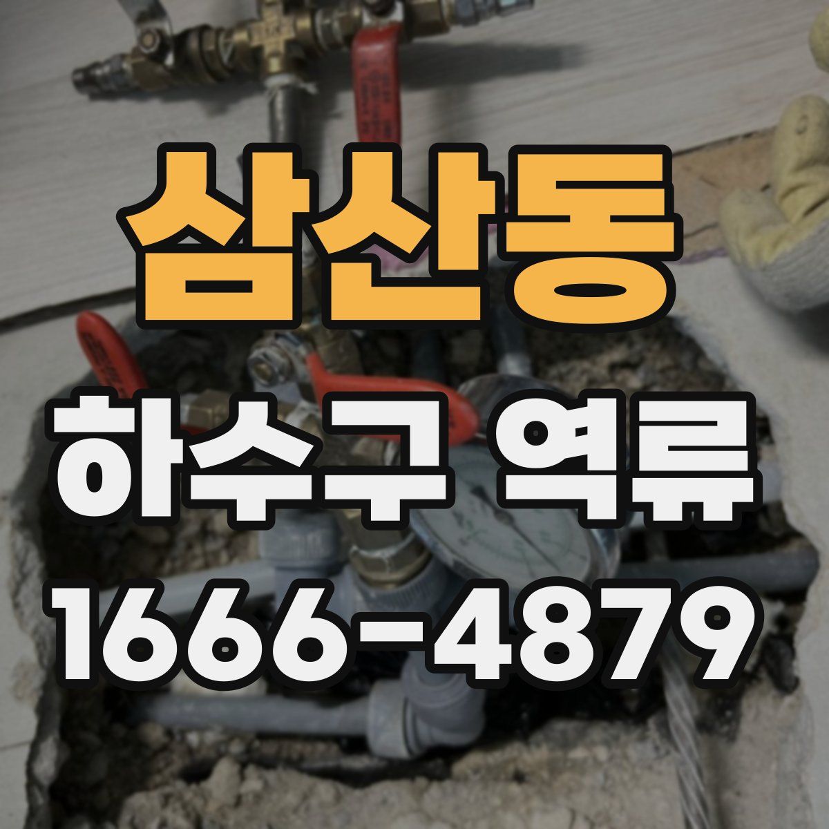 삼산동 하수구 역류