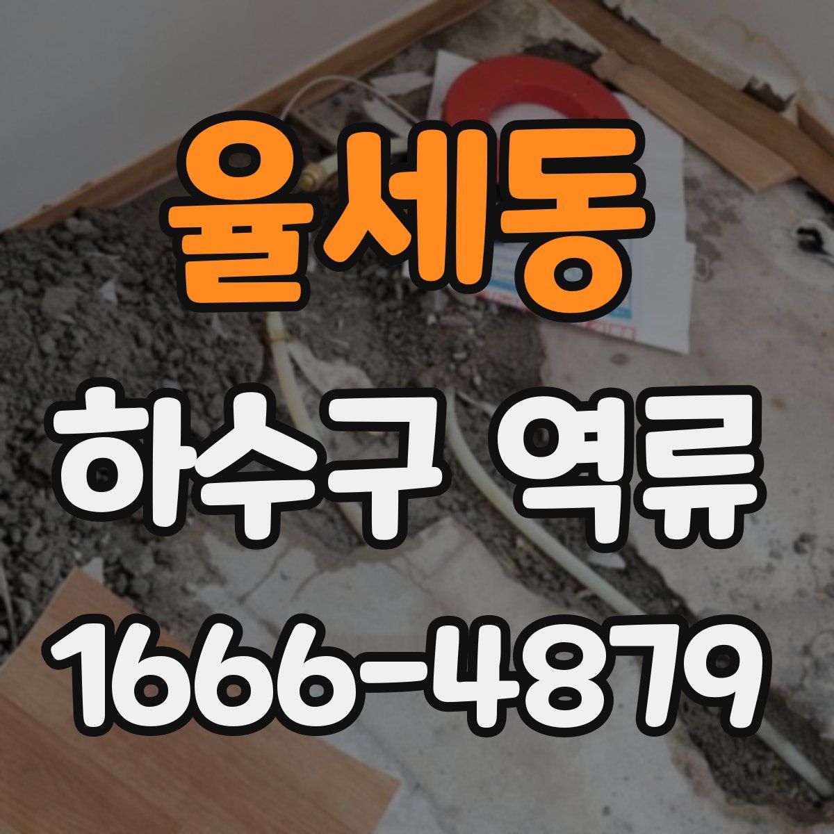 율세동 하수구 역류