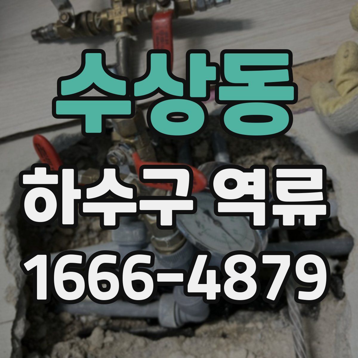 수상동 하수구 역류