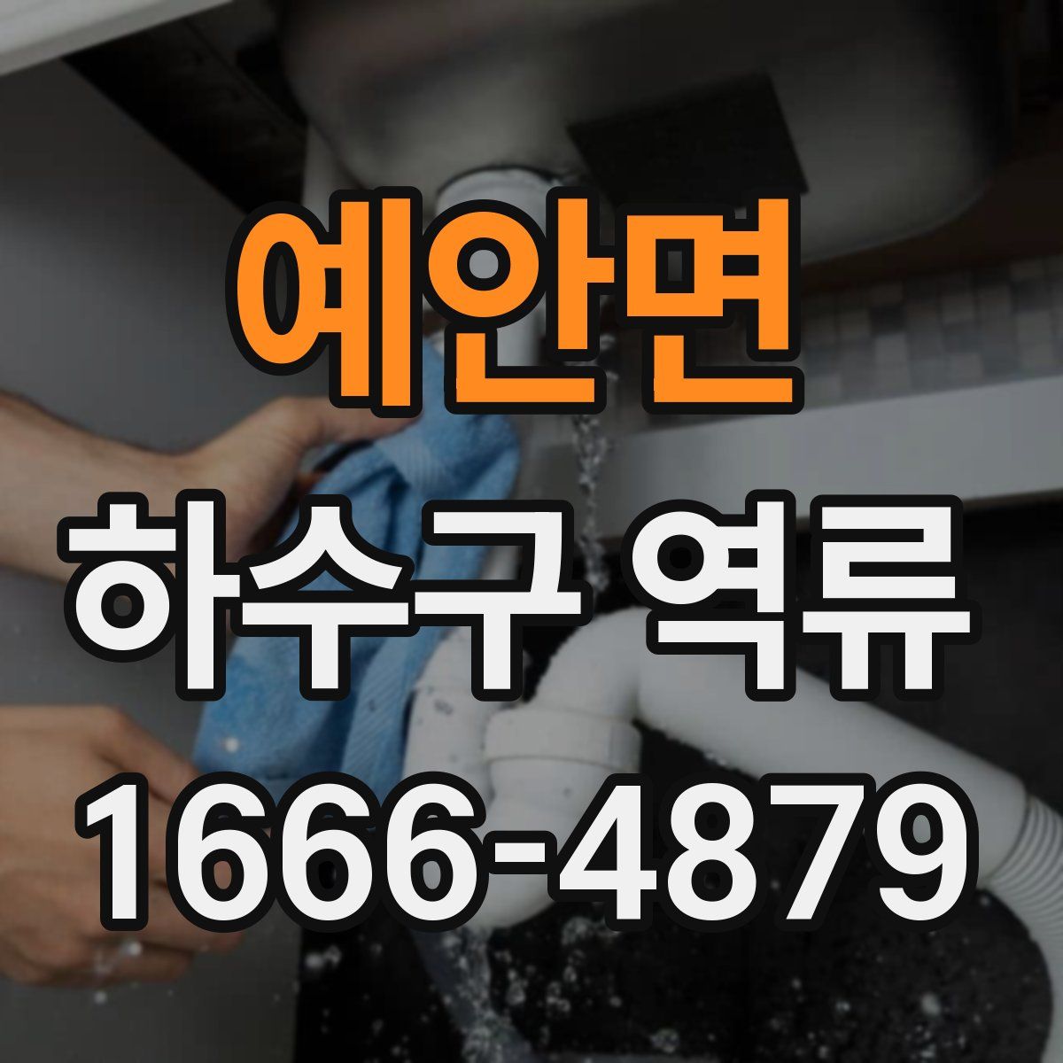 예안면 하수구 역류