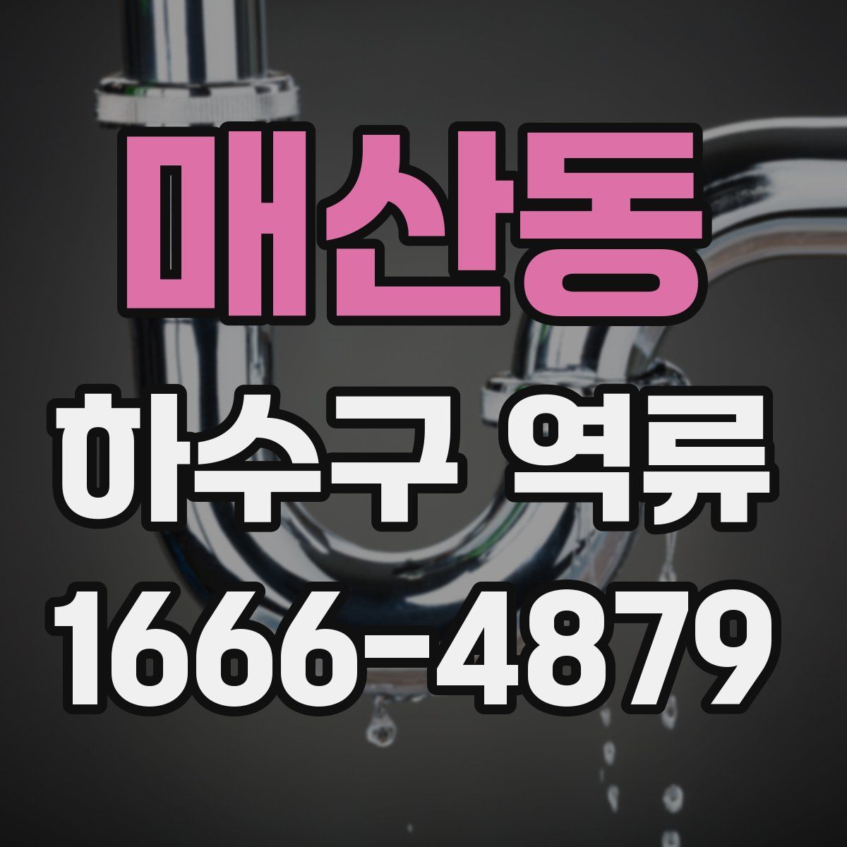 매산동 하수구 역류
