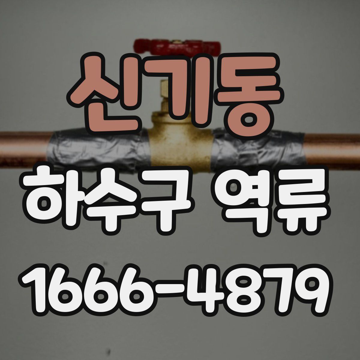 신기동 하수구 역류