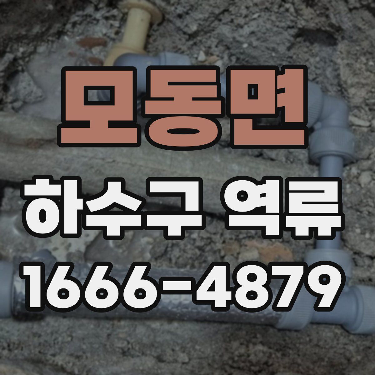 모동면 하수구 역류