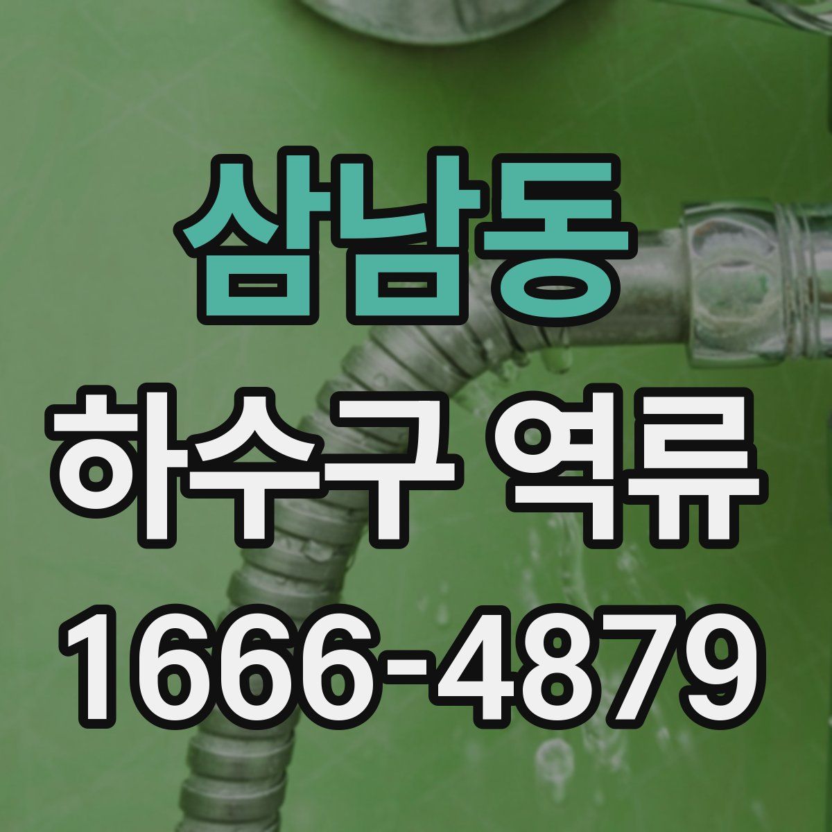 삼남동 하수구 역류