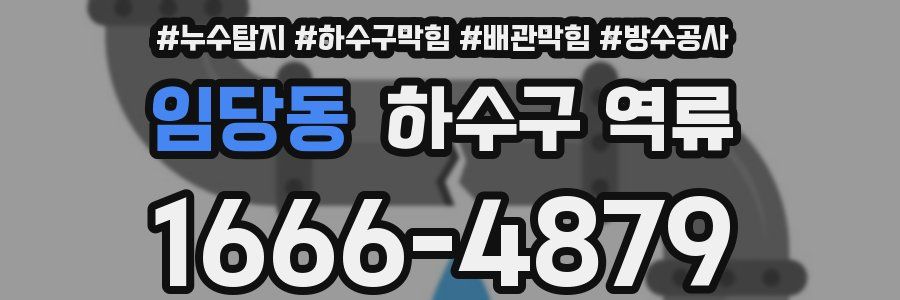 임당동 하수구 역류