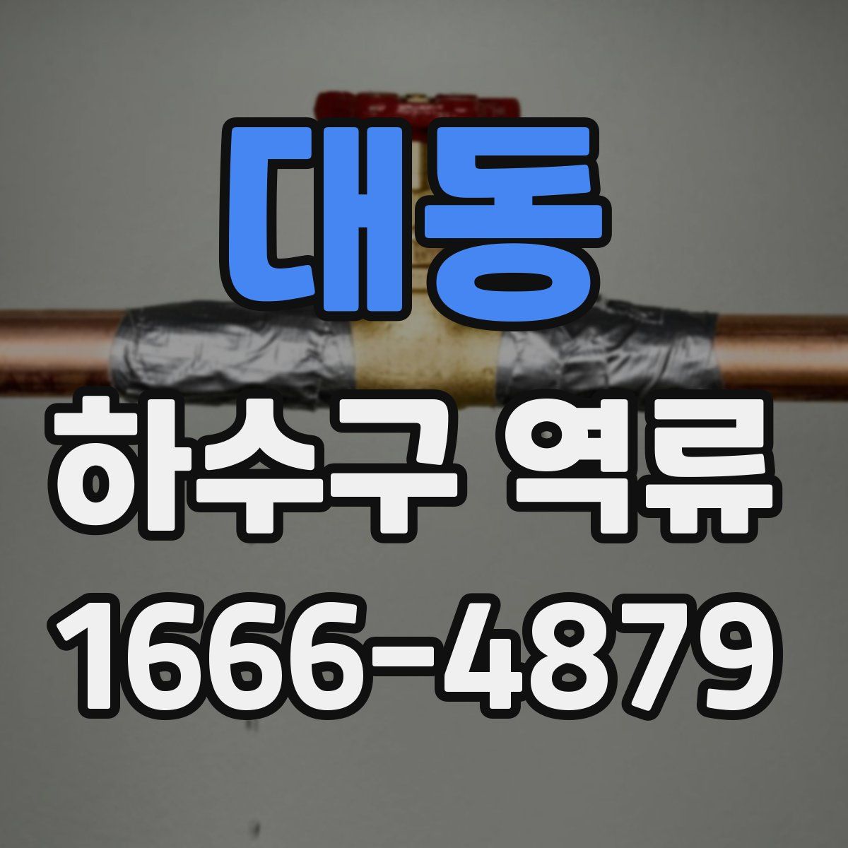 대동 하수구 역류