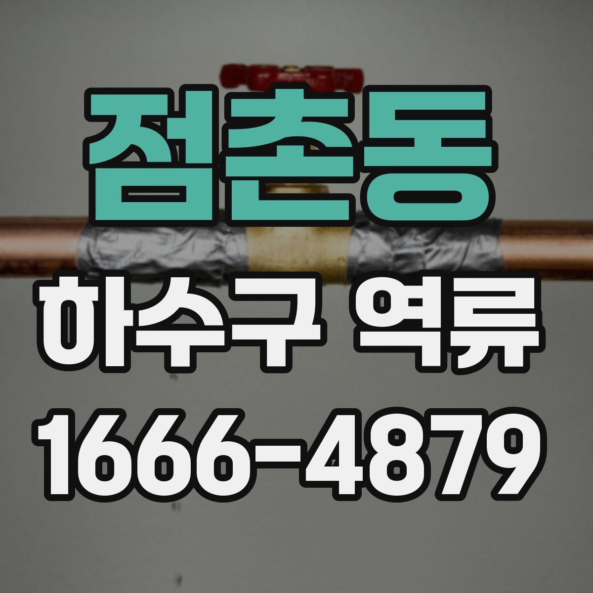점촌동 하수구 역류
