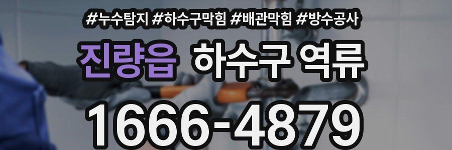 진량읍 하수구 역류