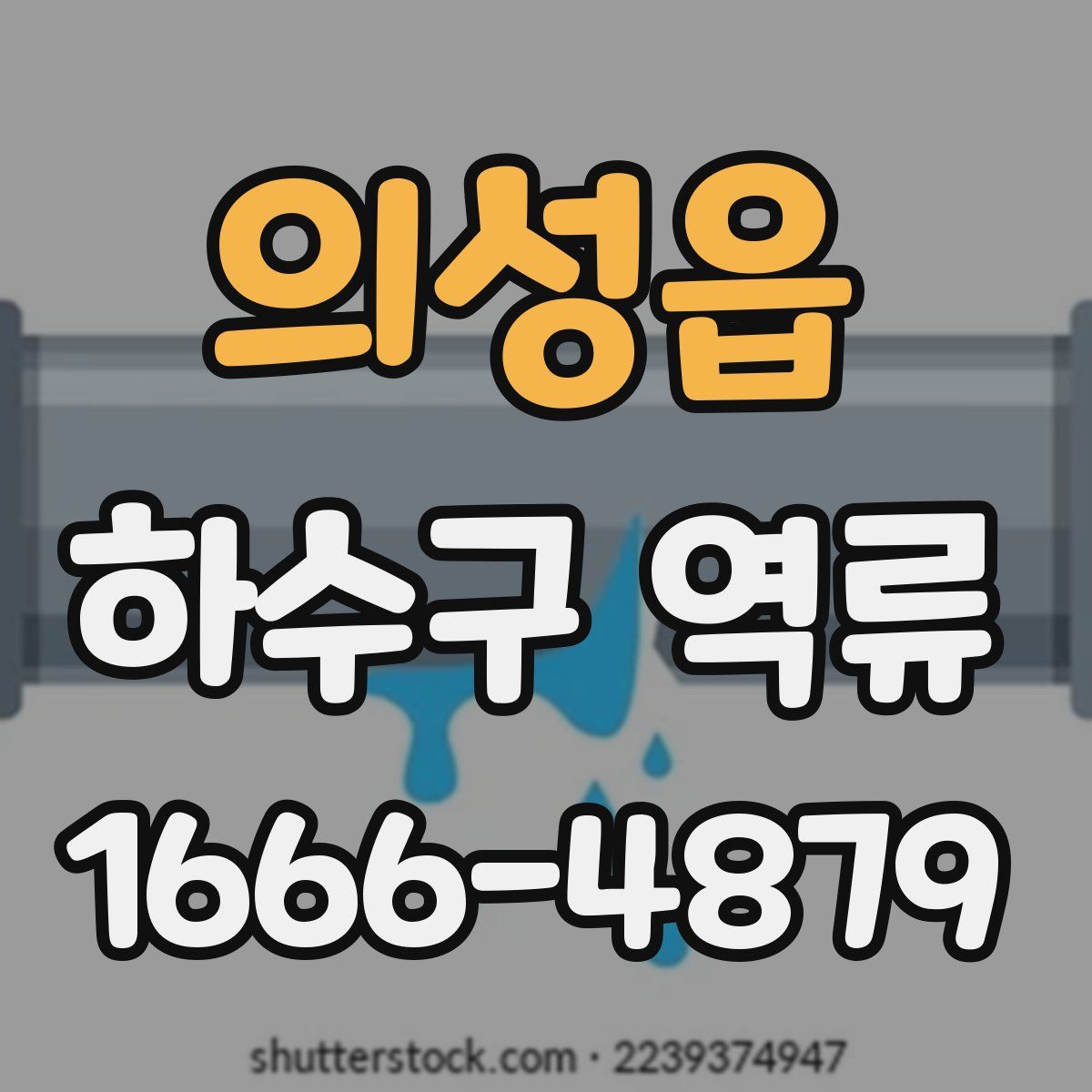 의성읍 하수구 역류