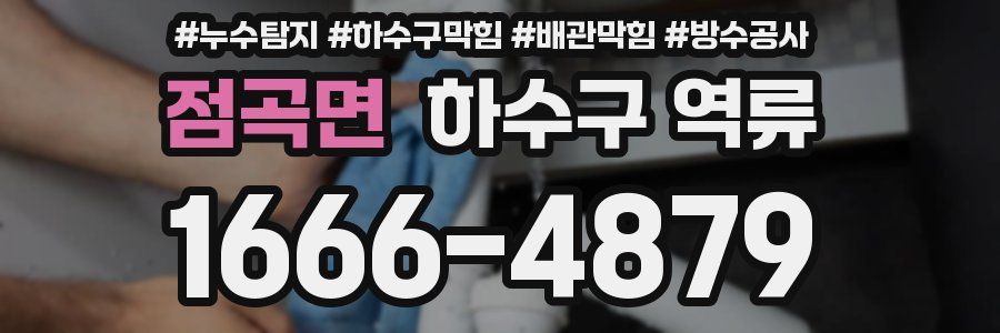 점곡면 하수구 역류