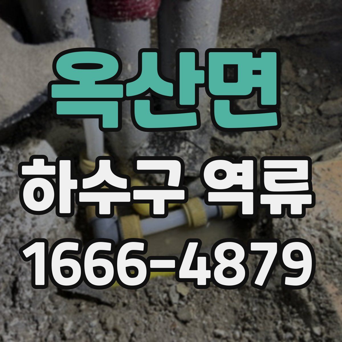 옥산면 하수구 역류