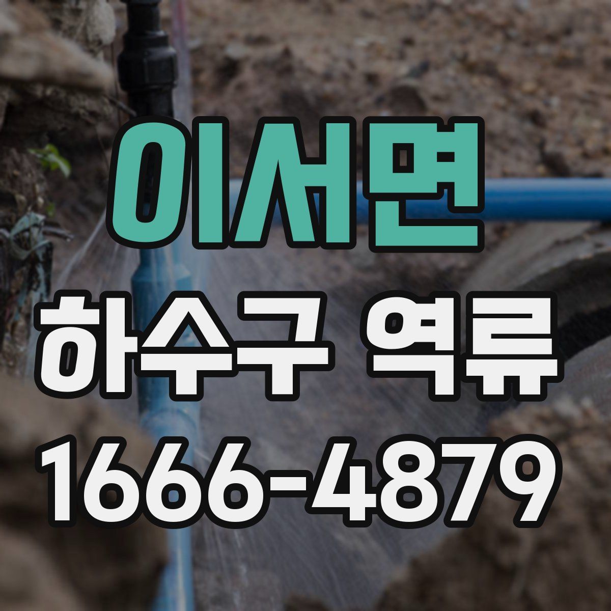 이서면 하수구 역류