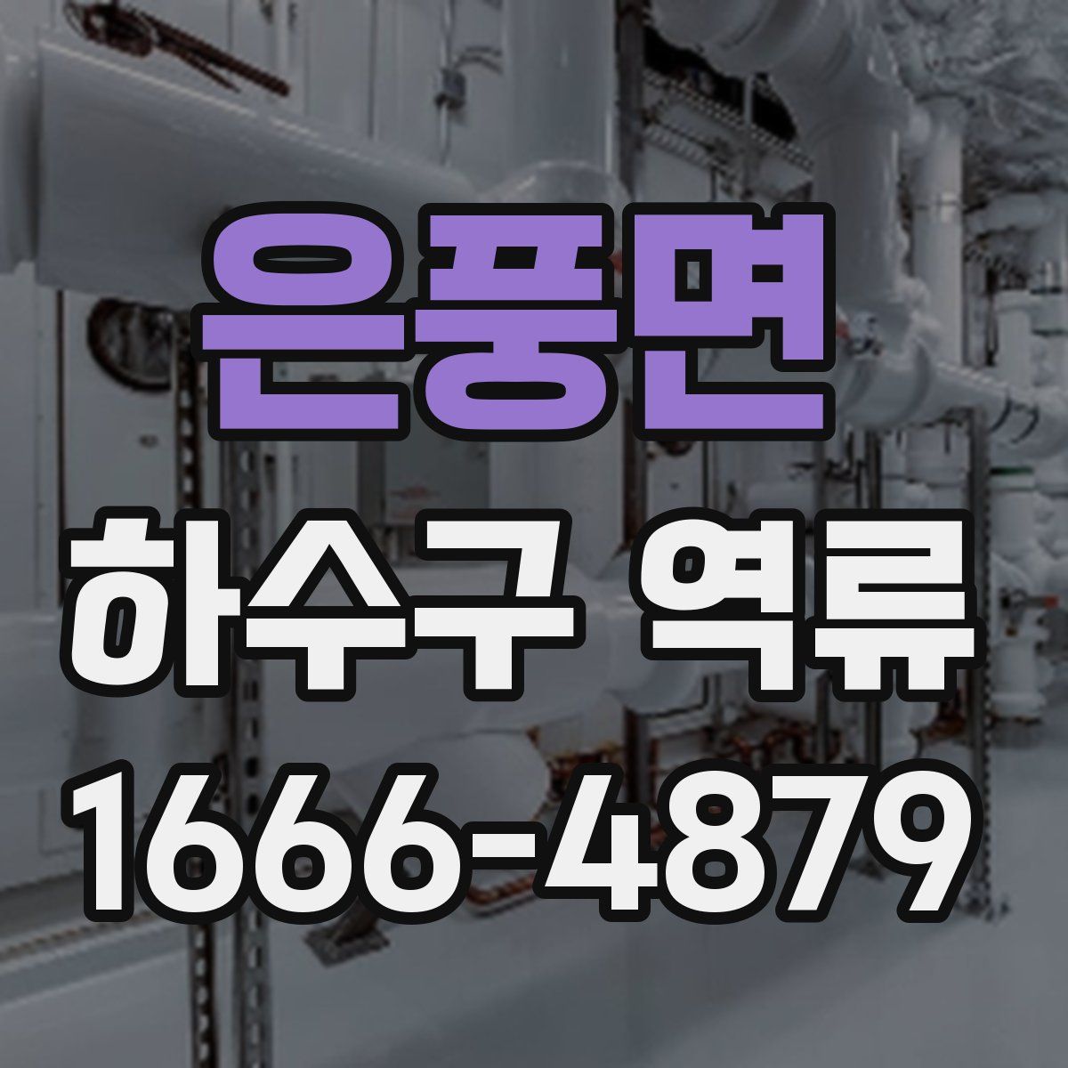 은풍면 하수구 역류