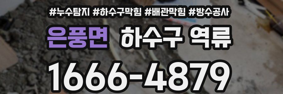 은풍면 하수구 역류