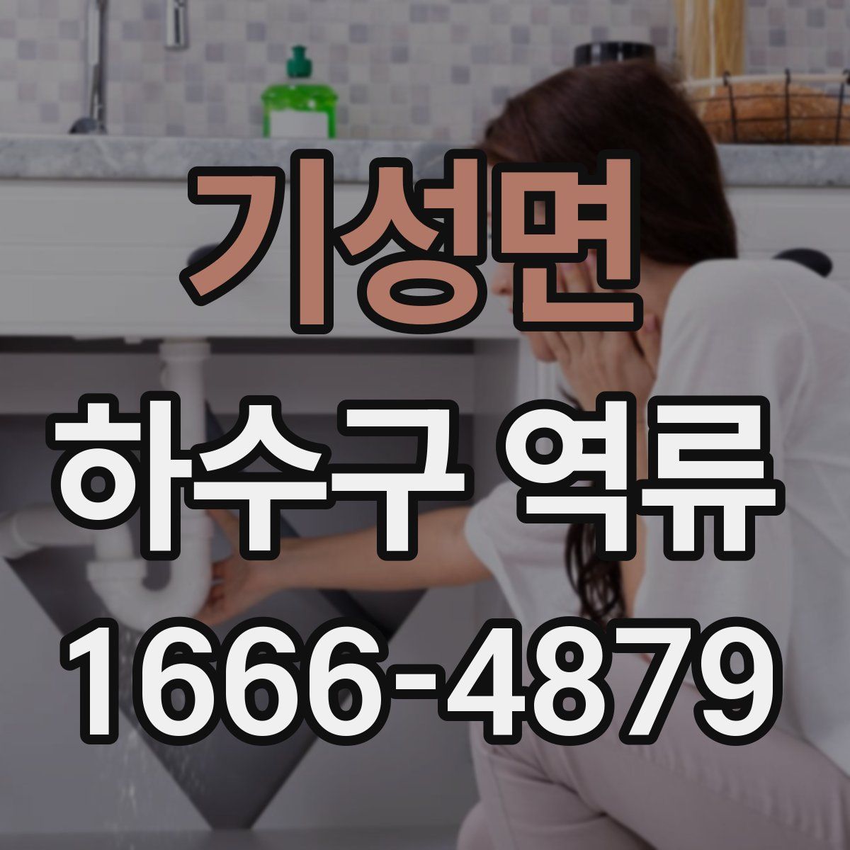 기성면 하수구 역류
