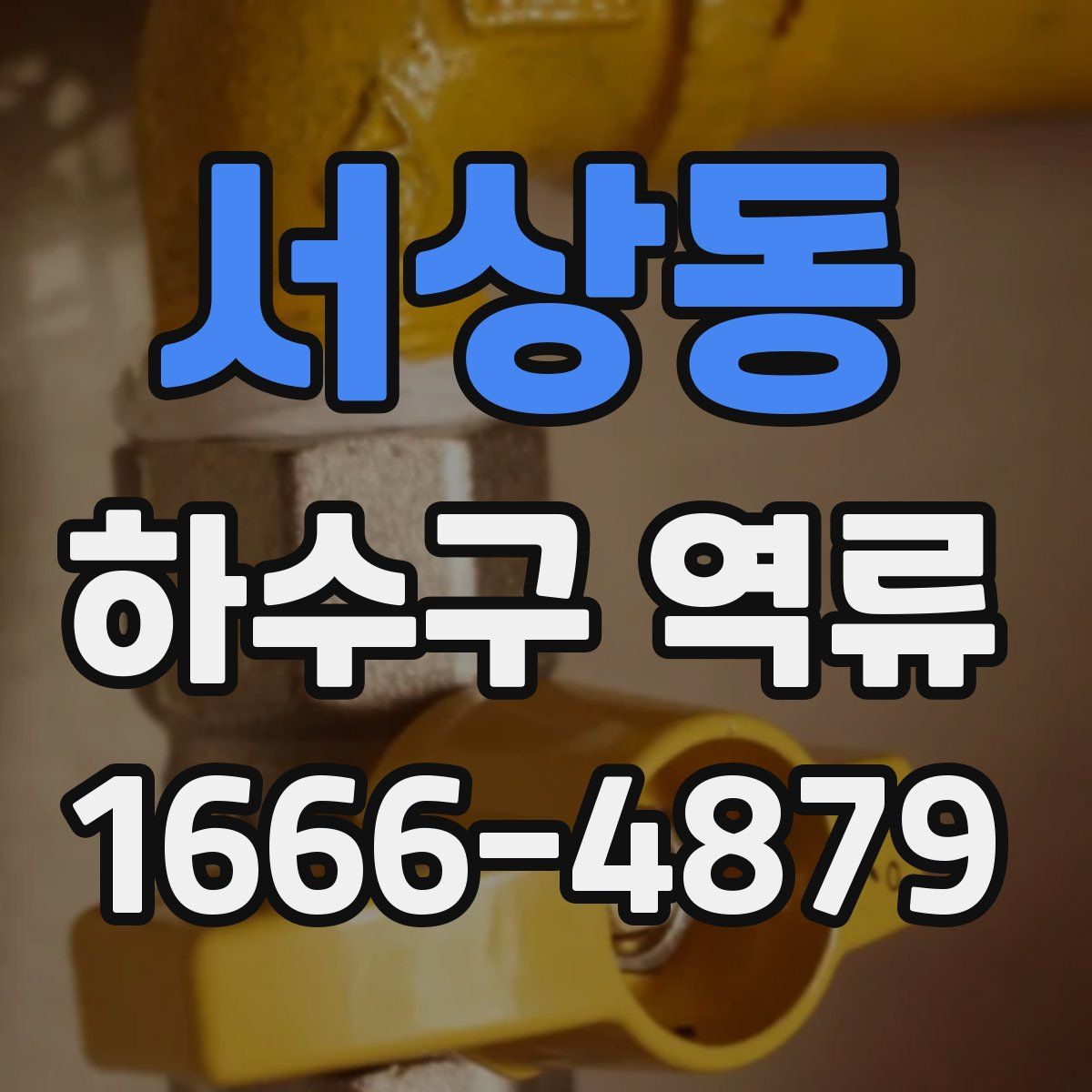 서상동 하수구 역류