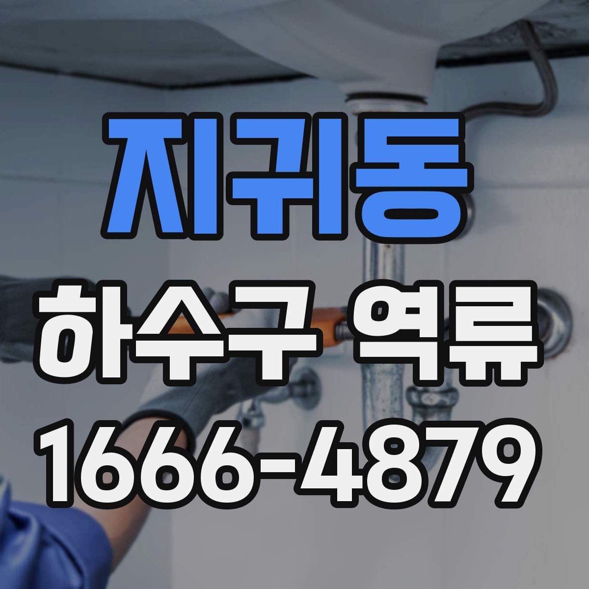 지귀동 하수구 역류