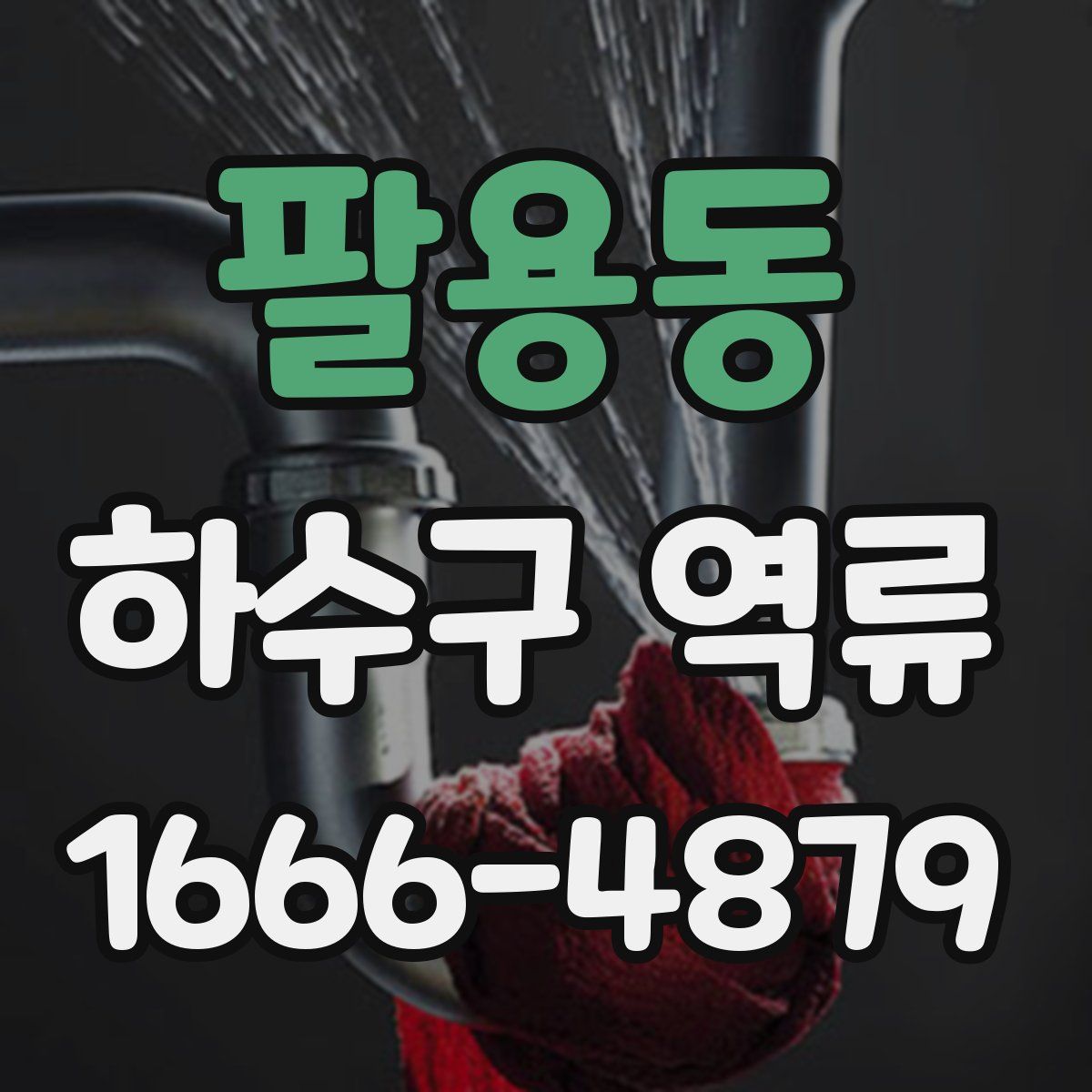 팔용동 하수구 역류